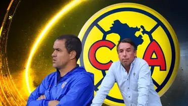 André Jardine de brazos cruzados y Emilio Azcárraga/Foto ESPN.