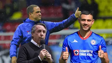 André Jardine, Emilio Azcárraga y Giorgios Giakoumakis/ Foto El Club América.