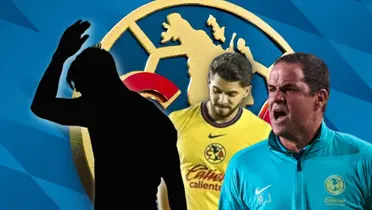 André Jardine enojado, Henry Martín y sombra de jugador/ Foto Club América.