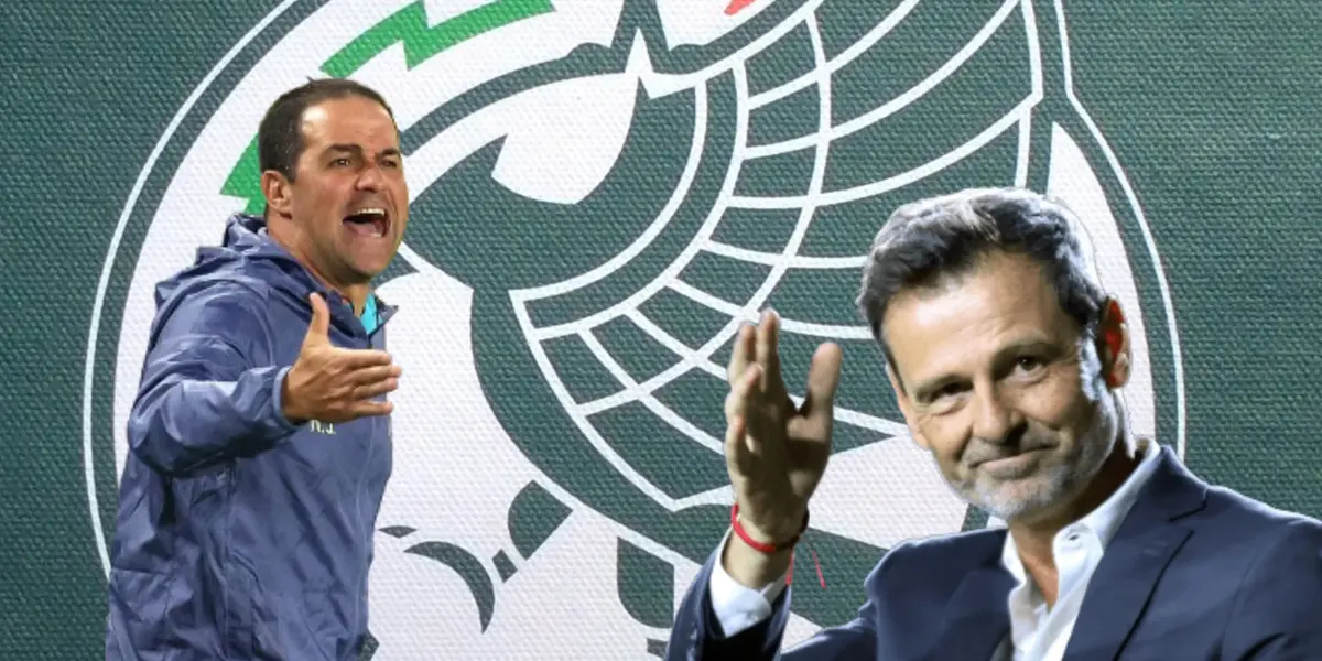 André Jardine gritando y Diego Cocca/Foto Etzy.