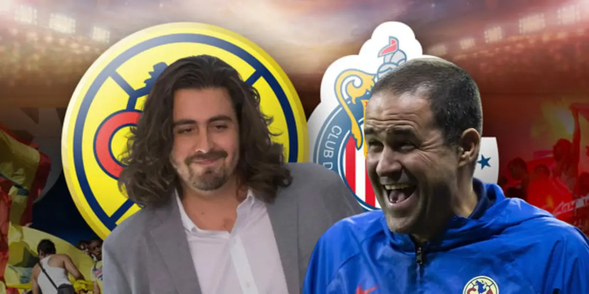 André Jardine junto a Amaury Vergara / FOTO TV AZTECA