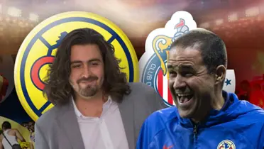 André Jardine junto a Amaury Vergara / FOTO TV AZTECA