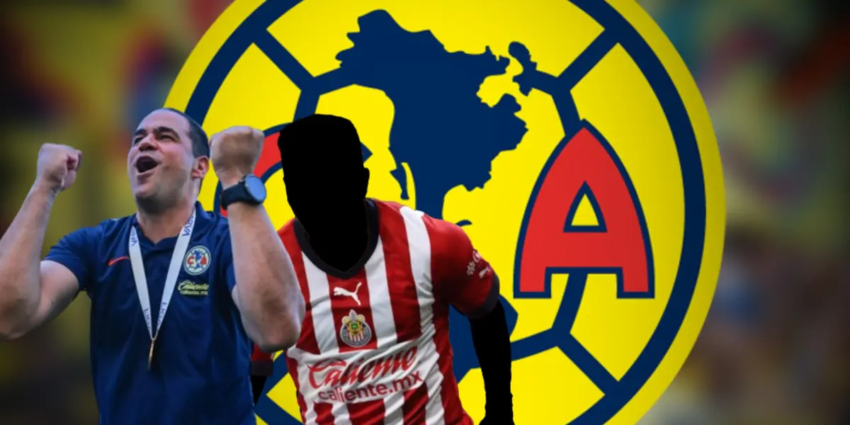 André Jardine junto a futbolista incógnito de Chivas / FOTO MEXSPORT