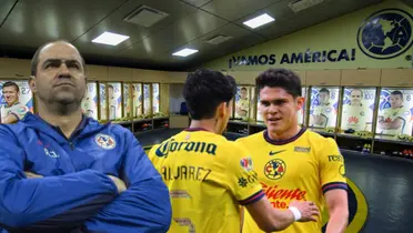 André Jardine junto a Kevin Álvarez e Israel Reyes / FOTO ESTO