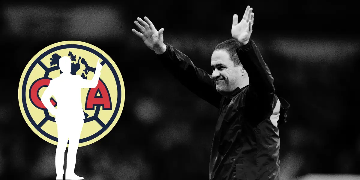 André Jardine saludando a afición del América. Foto: Marca