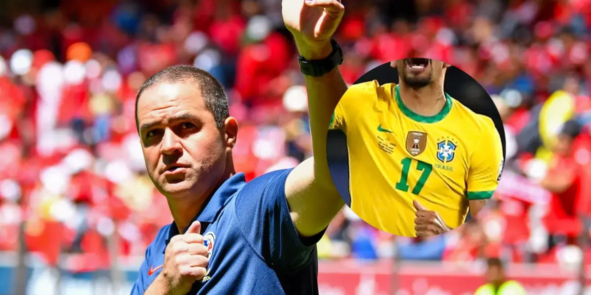 André Jardine y futbolista brasileño recortado/Foto Getty Images.