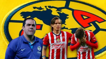 André Jardine y jugadores de Chivas tristes/Foto Pasión Águila.