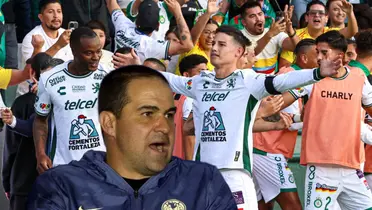 André Jardine y jugadores de León celebrando/Foto Threads.