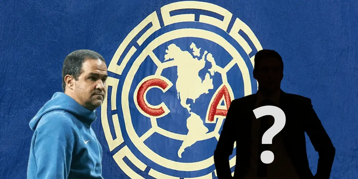 André Jardine y silueta de entrenador con signo de interrogación en medio/Foto Nike.