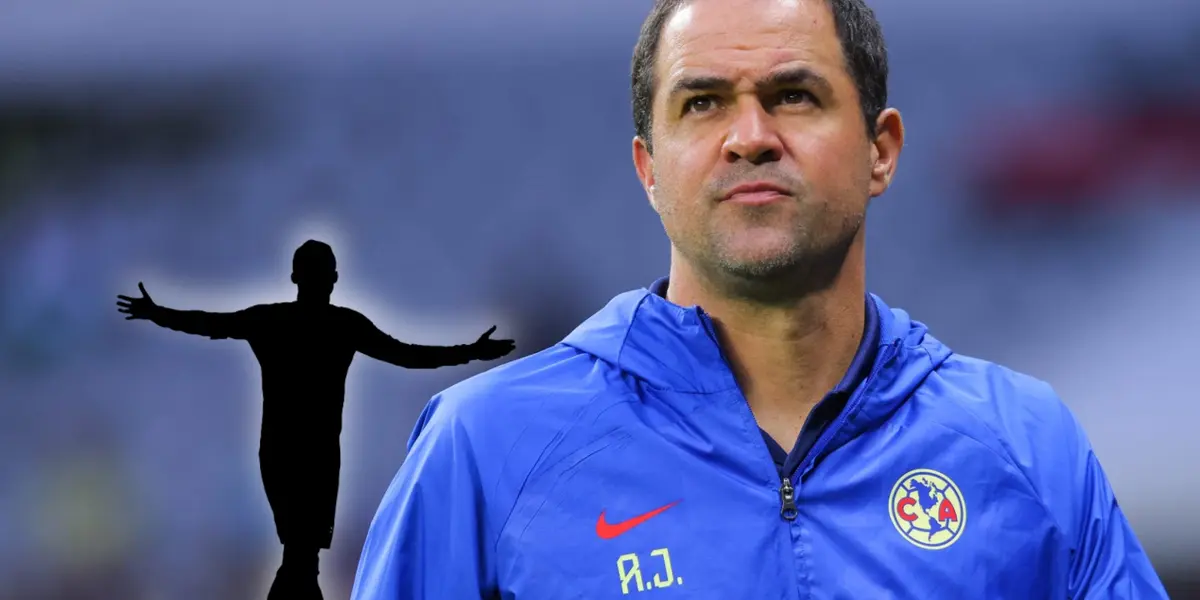 André Jardine y silueta de futbolista/ Foto Onda Cero.