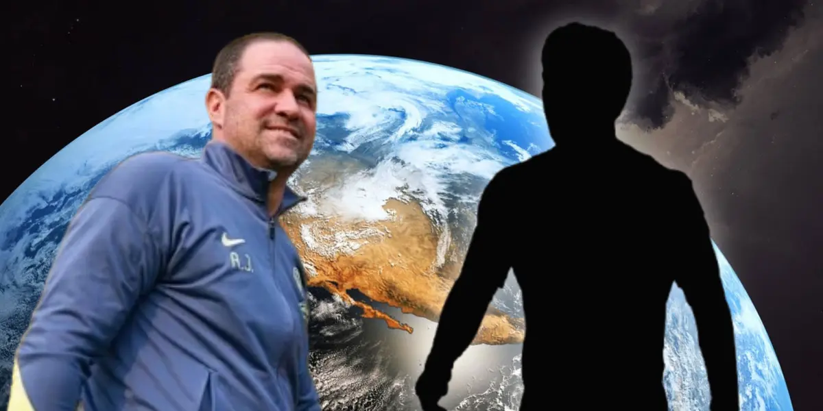 André Jardine y silueta de futbolista/Foto Wallpapers.com