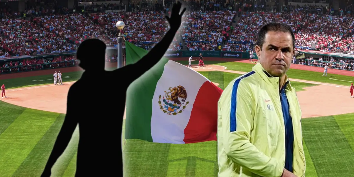 André Jardine y silueta de Óscar Jiménez/Foto Diablos Rojos.