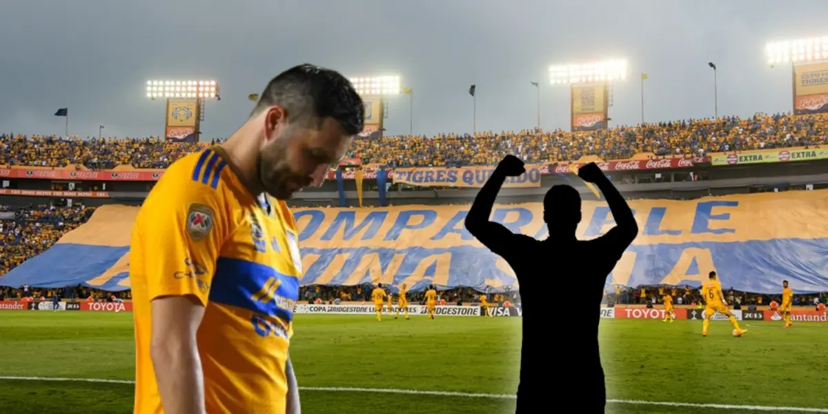 André Pierre Gignac cabizbajo y silueta de jugador/ Foto Milenio.