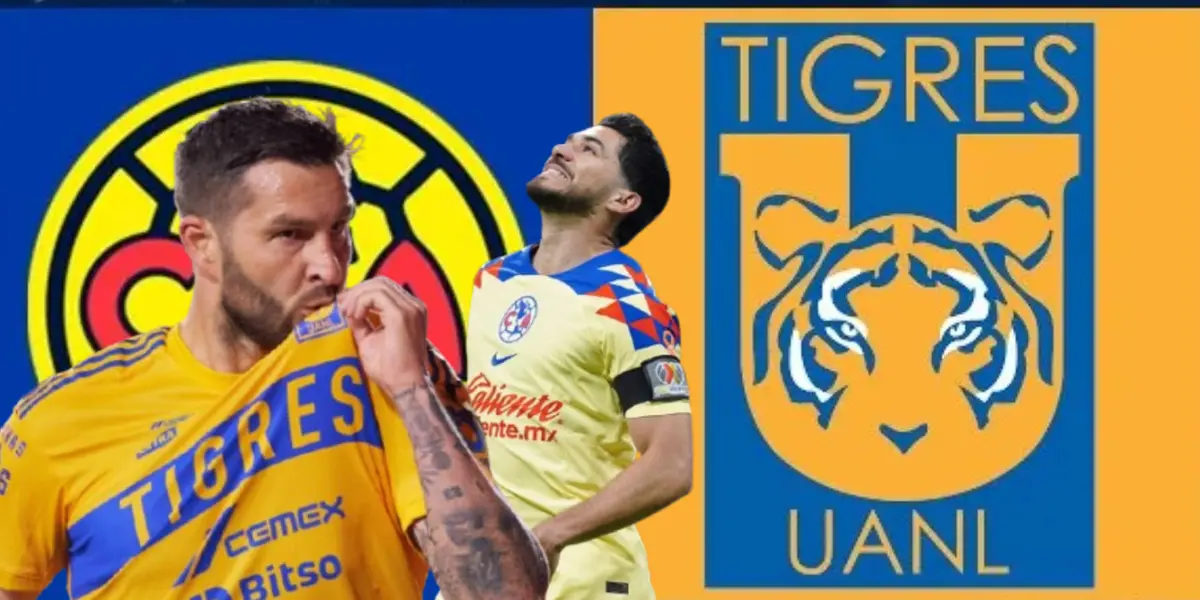André Pierre Gignac junto a Henry Martín / FOTO TV AZTECA