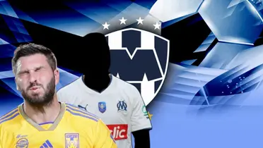 André Pierre Gignac junto a jugador incógnito del Olympique de Marsella / FOTO LAPRESSE