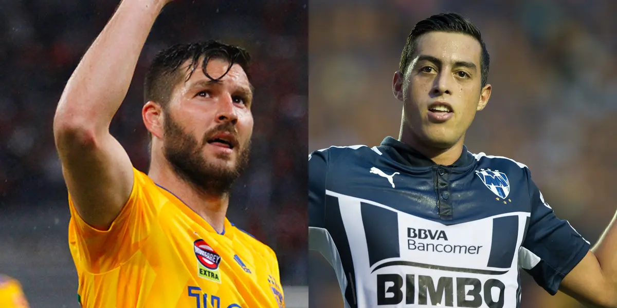 André Pierre Gignac y Rogelio Funes Mori/Foto TUDN.
