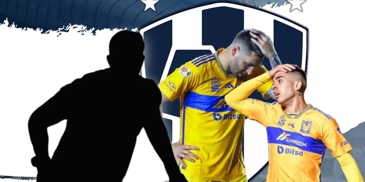 Andrés Sánchez en forma de silueta, André Pierre y Juan Brunetta/Foto Sultanes de Monterrey.