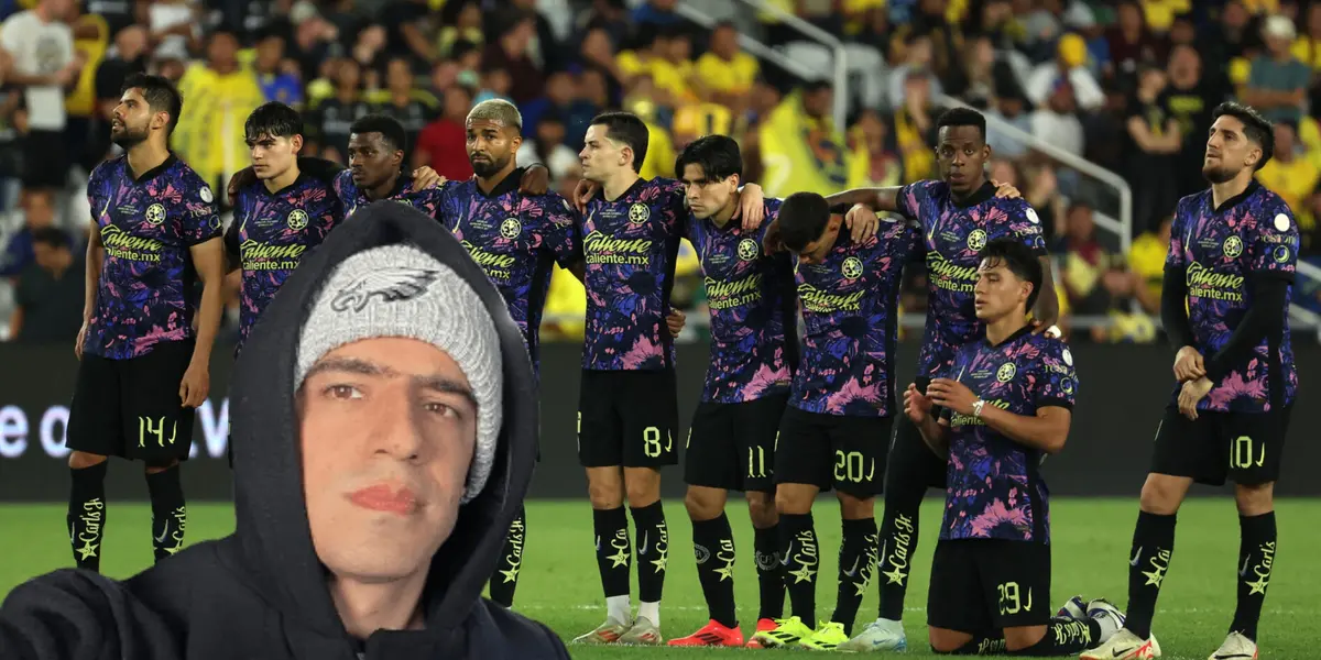 Andrés Vaca y jugadores del América abrazados/Foto Diario ESTO.