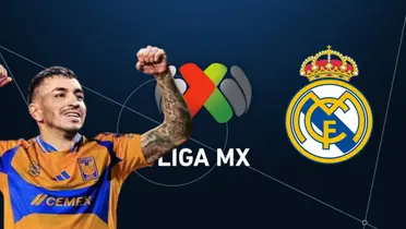 Ángel Correa junto al logo del Real Madrid / FOTO MINUTO FINAL