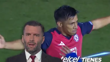 Ángel Sepúlveda celebrando y Emanuel Tito Villa/ Foto TUDN.