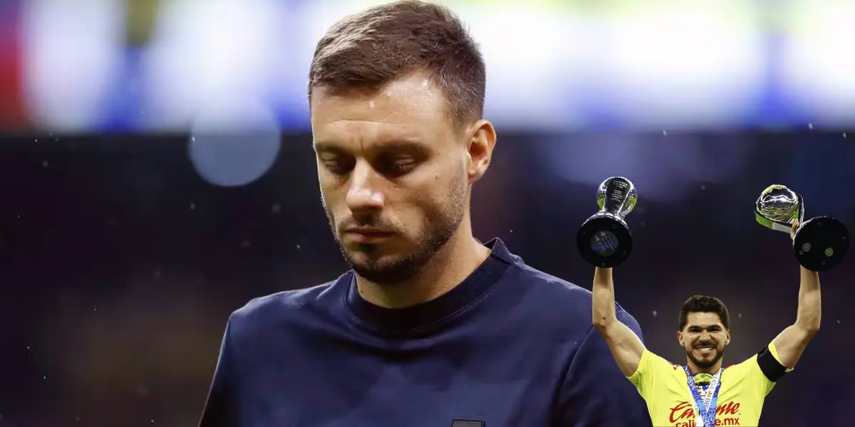 Anselmi cabizbajo tras perder la final vs América. Foto: El Universo