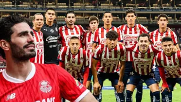 Antonio Briseño junto a futbolistas de Chivas / FOTO MILENIO