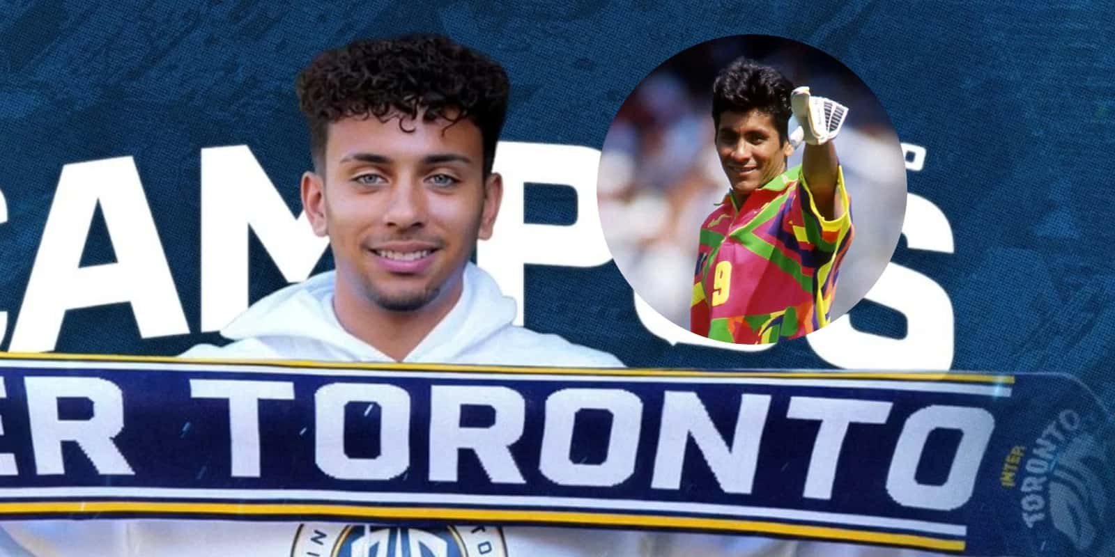 Antonio Campos firma su primer contrato profesional con el Inter de Toronto FC