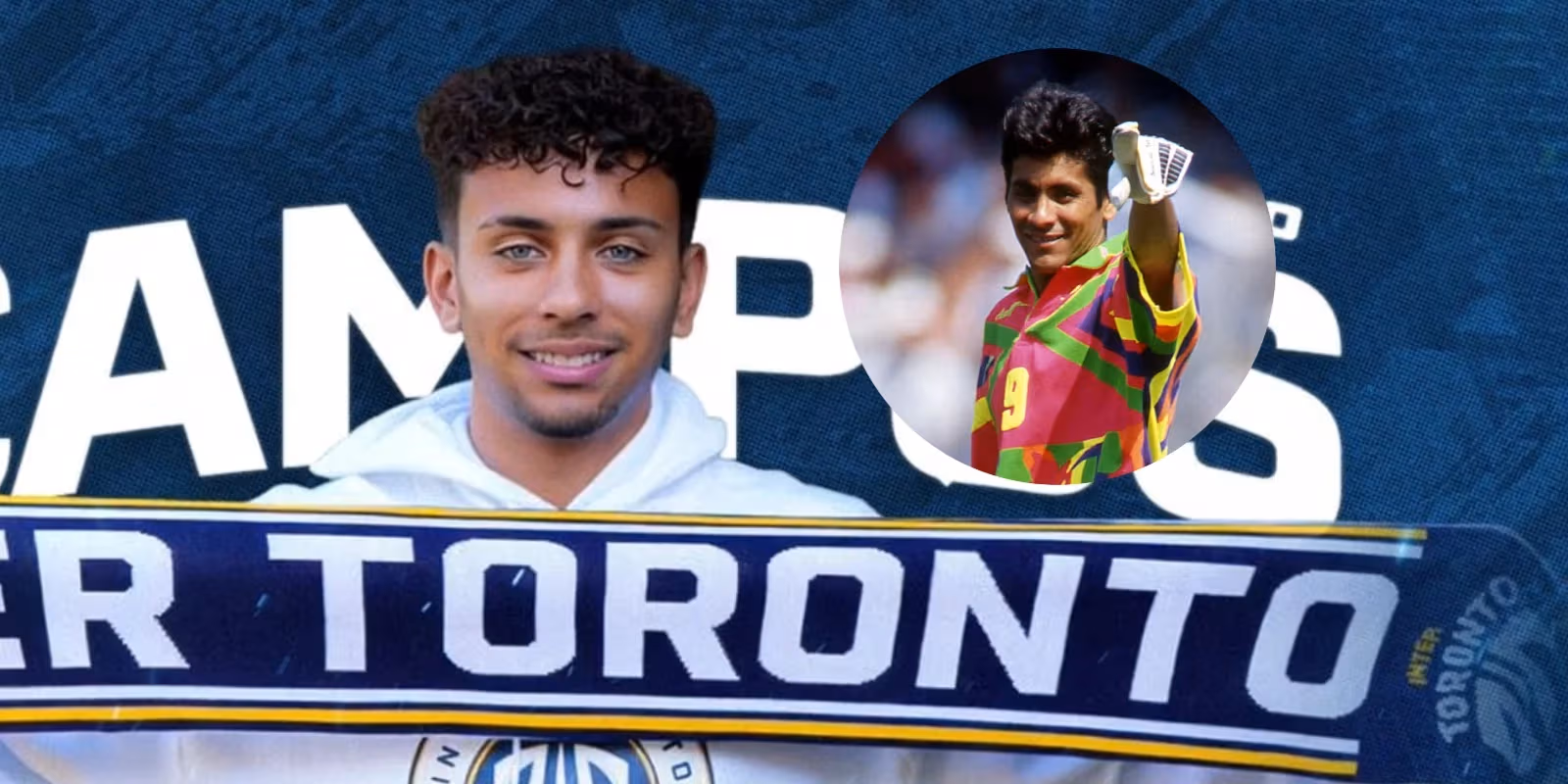 Antonio Campos firma su primer contrato profesional con el Inter de Toronto FC