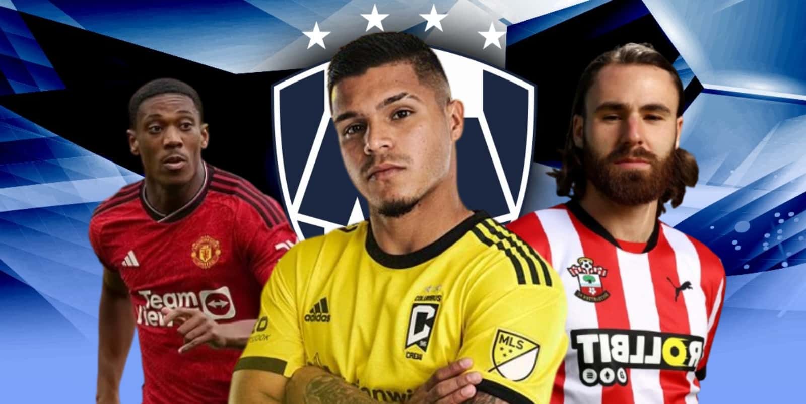 Antonio Martial, Cucho Hernández y Ben Brereton / FOTO EL OBSERVADOR