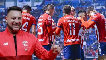 Antonio Mohamed junto a futbolistas de Chivas / FOTO INSTAGRAM