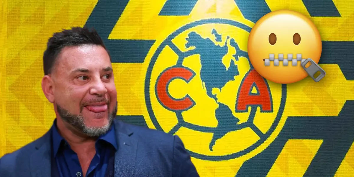 Antonio Mohamed, y emoji a su lado/ Foto Club América.