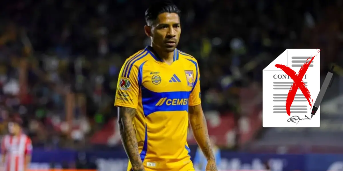 Aquino en partido con Tigres. Foto: ABC