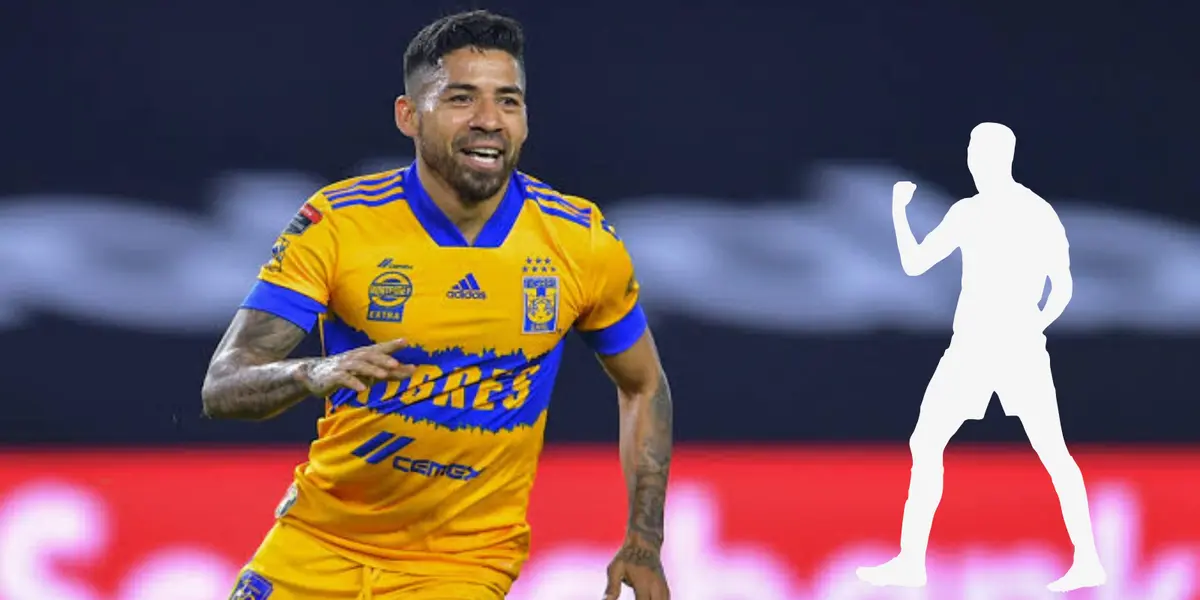 Aquino en partido con Tigres. Foto: TV Azteca