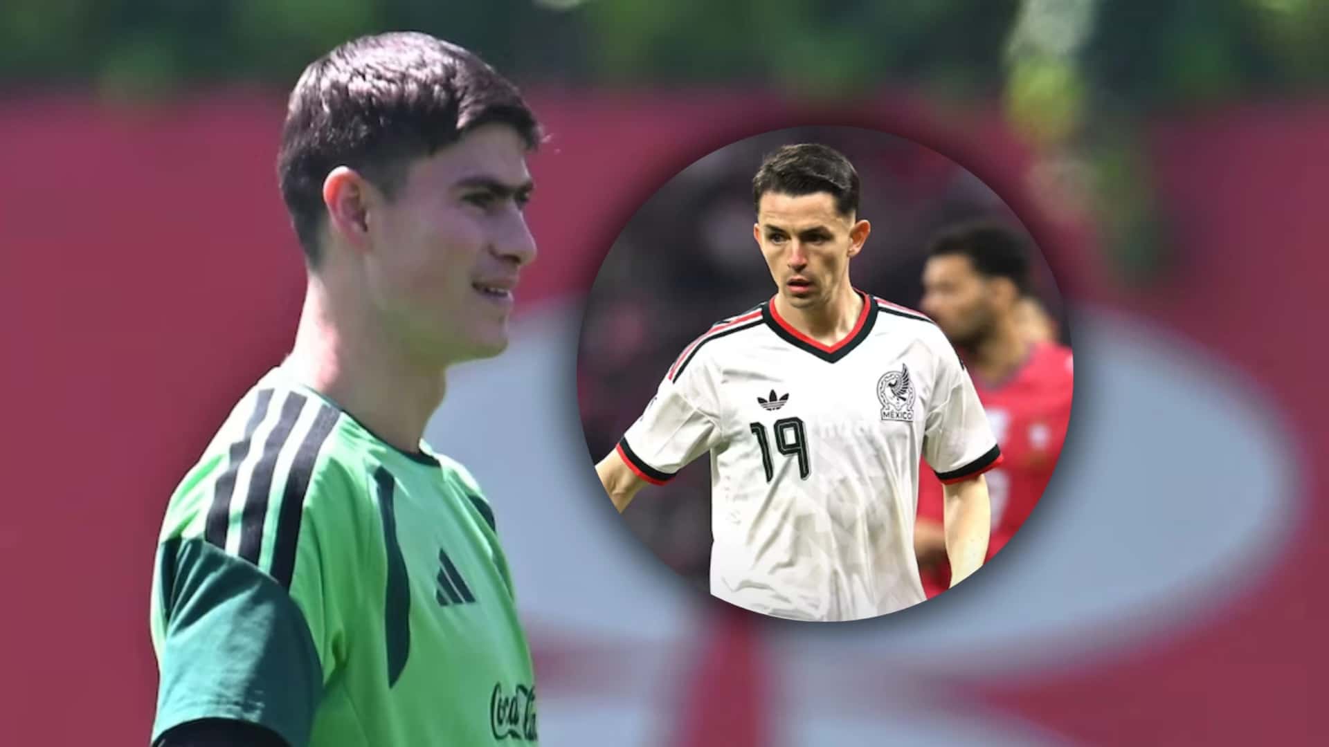 Armando González y Álvaro Fidalgo en la selección mexicana