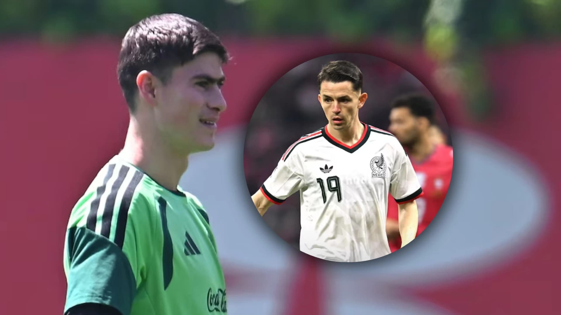 Armando González y Álvaro Fidalgo en la selección mexicana