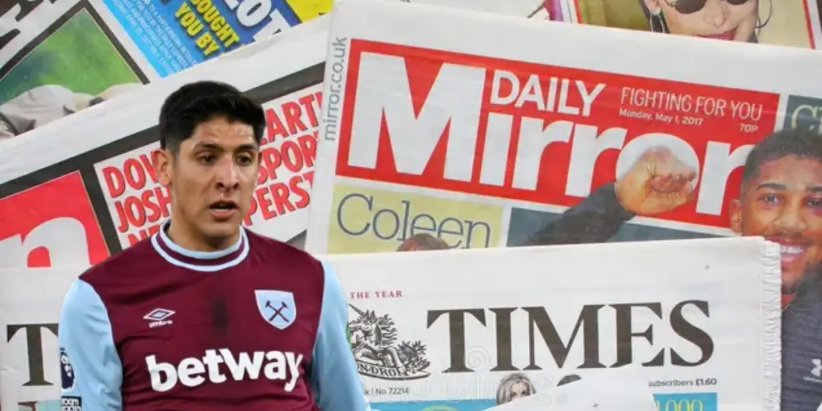 Así calificaron a Edson Álvarez en Inglaterra / FOTO X