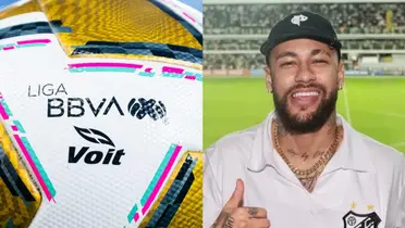 Balón de Liga MX y Neymar Jr/Foto Milenio.