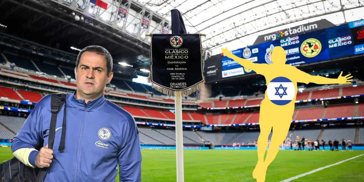 Banderín del partido América vs Chivas. Foto: Club América