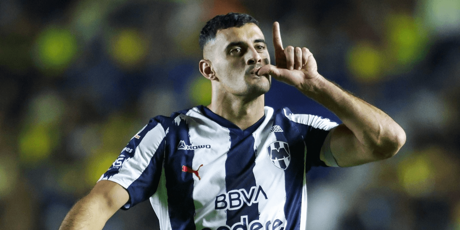 Berterame celebrando. Foto: Rayados