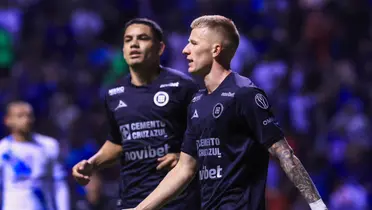 Bogusz tras gol. Foto: Cruz Azul