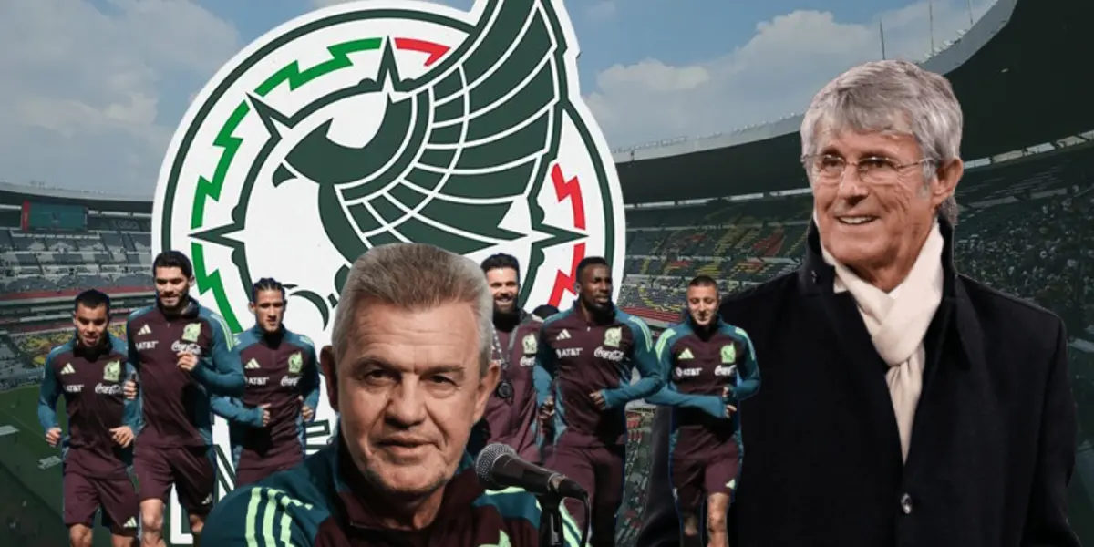 Bora Milutinovic, Javier Aguirre y jugadores trotando/Foto Fox Sports.