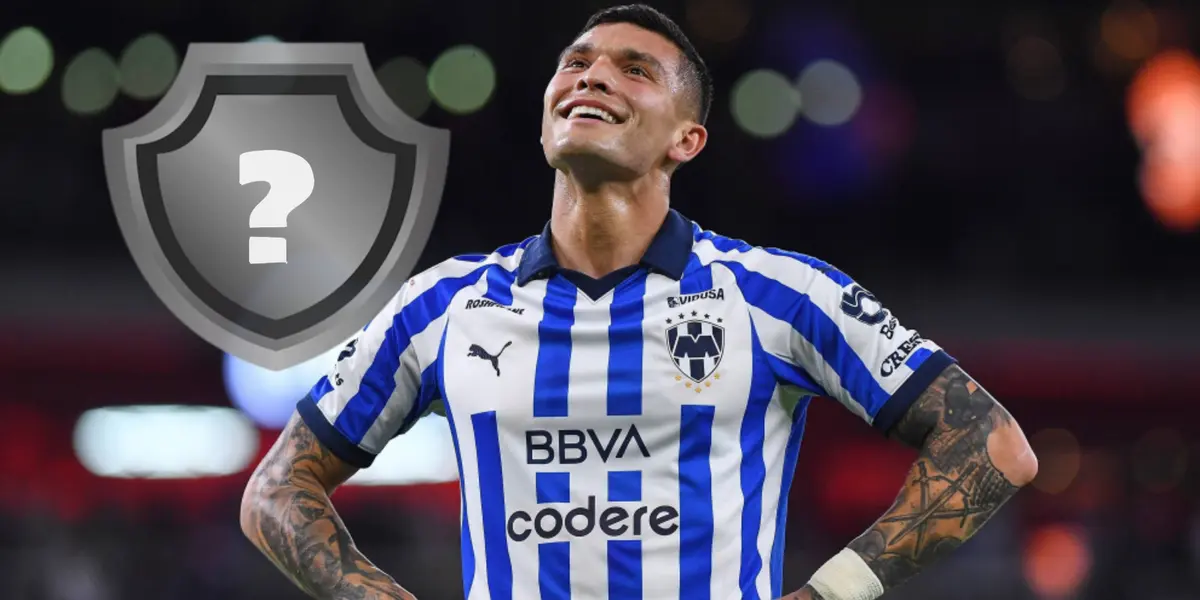 Brandon Vázquez junto a escudo incógnito / FOTO TRANSFERMARKT