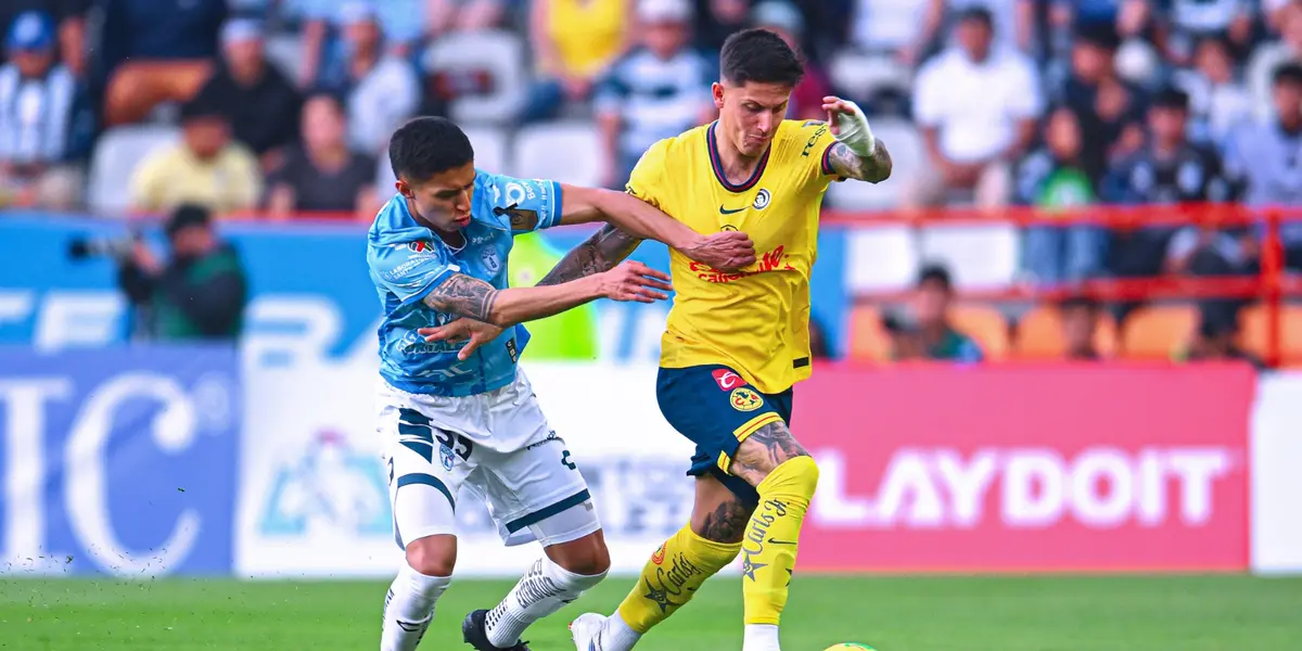 Brian en partido vs Tuzos. Foto: Club América
