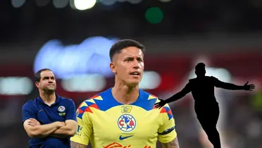 Brian Rodríguez, André Jardine y silueta de futbolista/ Foto Fútbol Total.