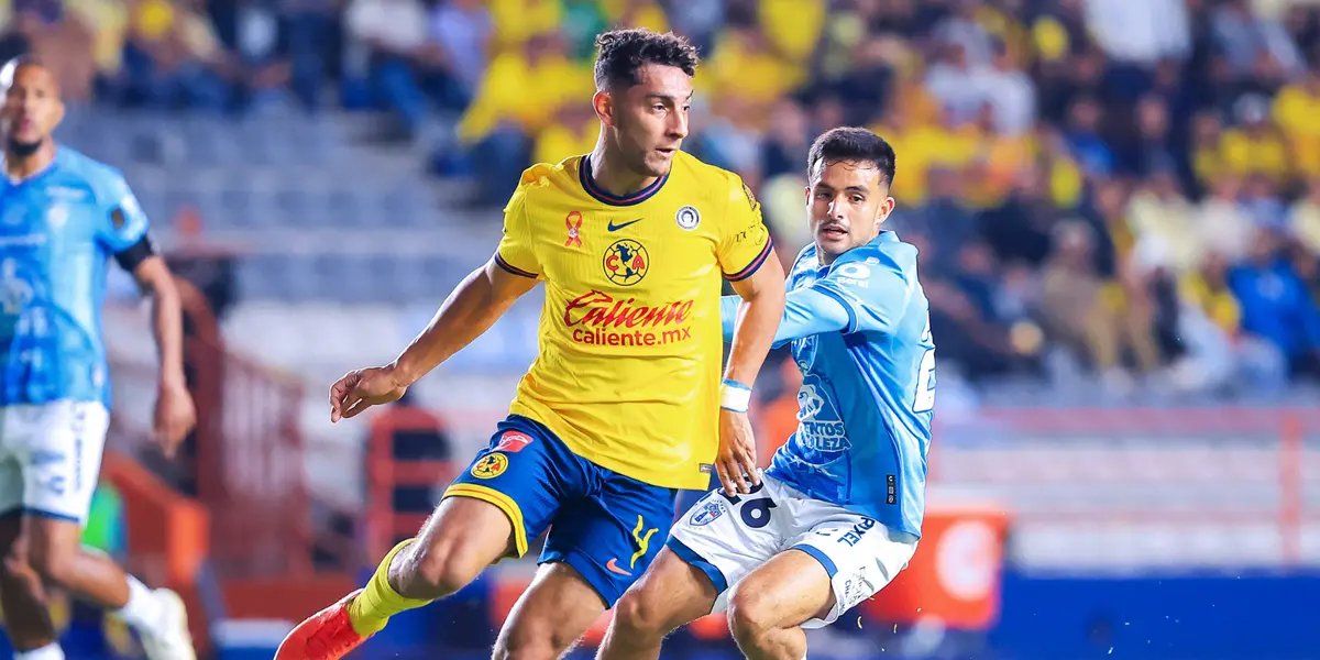 Cáceres vs Pachuca. Foto: Club América