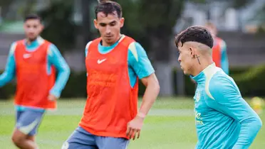 Calderón en entrenamiento. Foto: Club América