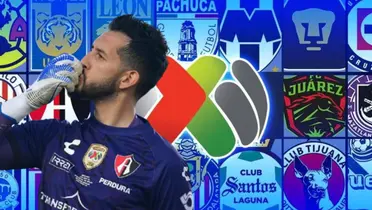 Camilo Vargas junto a equipos de la Liga MX / FOTO MARCA