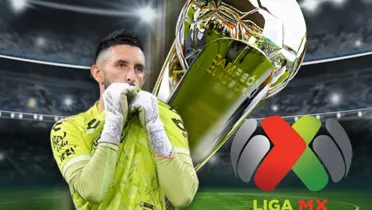 Camilo Vargas y logo de Liga MX/Foto El Financiero.