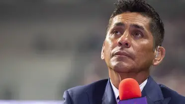 Campos en enlace con TV Azteca. Foto: El Universal