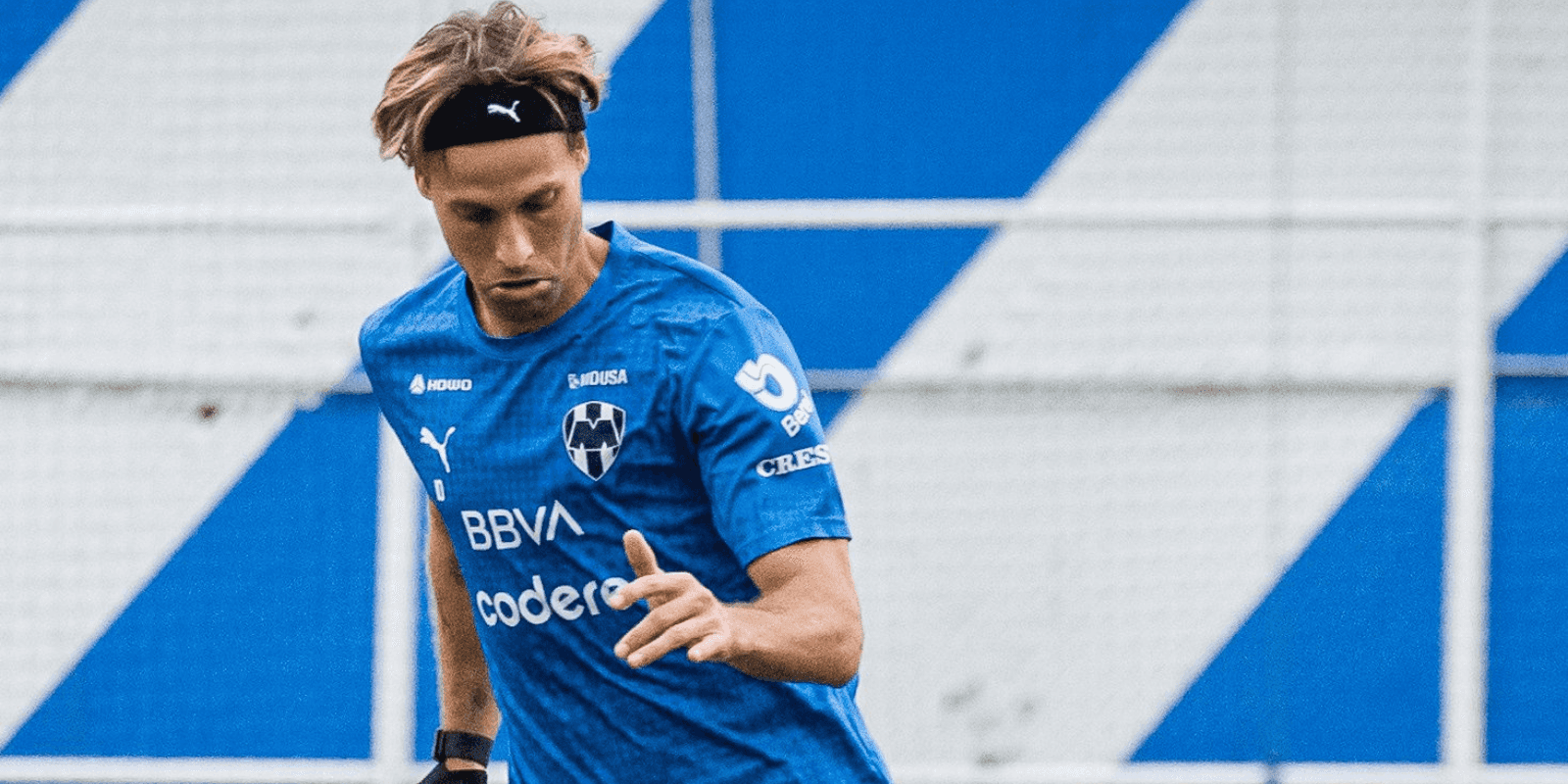 Canales en entreno. Foto: Rayados